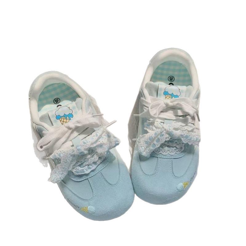 Little white shoes children's shoes versatile student board shoes women's summer niche bread shoes new