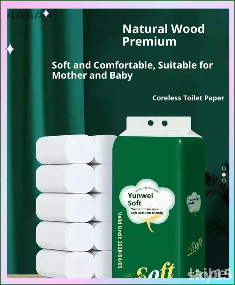 Toilet, Household Wood Pulp Tissue, Coreless Toilet, Toilet
