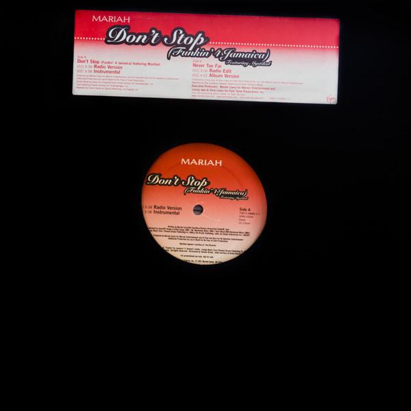 

12inch Record MARIAH Dont Stop Funkin 4 Jamaica SPRO16454 2001 US Rap HipHopRB Used