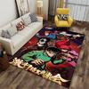 Anime Style Fighting Characters Carpet Suitable As a Non-slip Mat for the Living Room or Bedroom Sofa