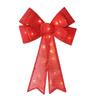 Brightly Lit Christmas Bow Decorative Wall Display Led Accents For Elegant Decor Holiday