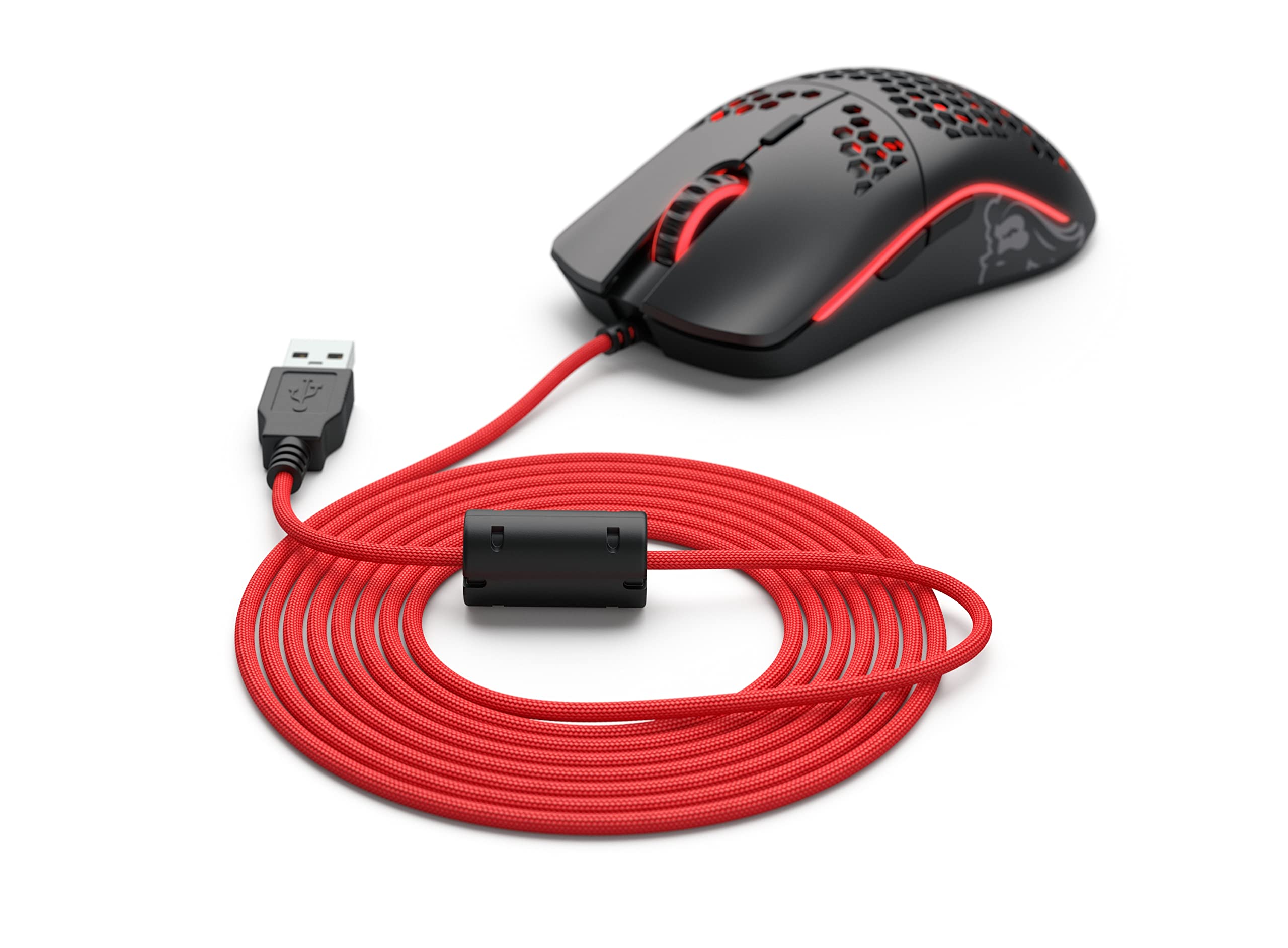 

Glorious Ascended Cable V2 Ascended Cord Replacement Kit for Crimson Red Model MS613 O/O-/D/D- G-ASC-RED червоний