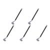 Golf Silicone Toilet Brushes Set Long Handled Toilet Cleaning Brush Golf Brush Head Toilet Cleaning Brush Bathroom Cleaning Tool