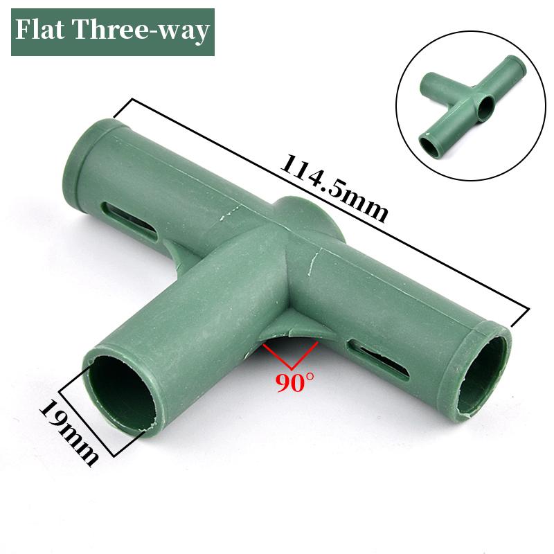 19mm plastový zahradní rám, rohový konektor, stojan na květiny, kloub, DIY zahradní skleníkový rám, adaptér pro podpůrnou tyč