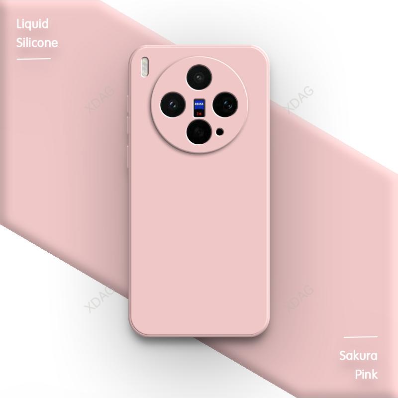Original Square Liquid Silicone Phone Case for VIVO X300S X300 Ultra Pro FE X300Ultra 5G Luxury Straight Edge Soft Couples Cover
