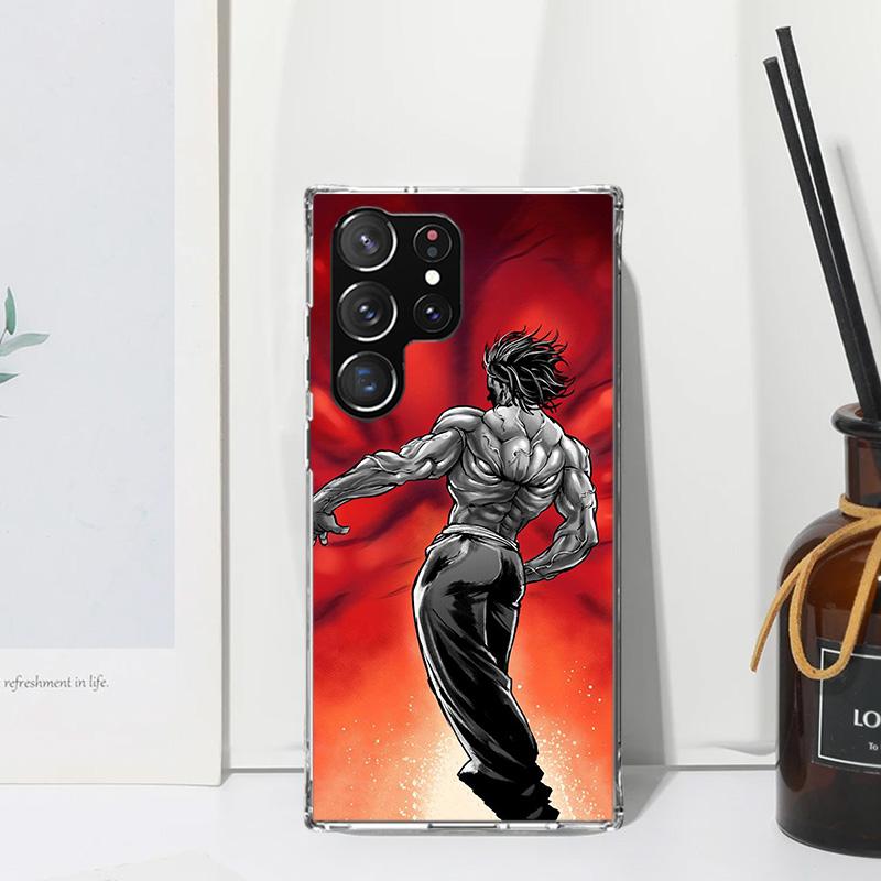 Baki the Grappler Original Anime Phone Case For Samsung Galaxy S26 S25 Edge S24 FE S23 S22 Ultra S21 Plus S20 + Art Fundas Back