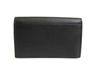 Authentic PRADA Black Grain Leather Card Case Card Holder #b085  Seller refurbished