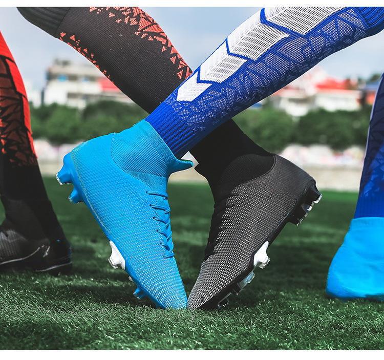Free Combination of Colors White Football Sports Training Shoes Men AG Turf Football Shoes Soccer Boots NAIKEWAY Football Shoes