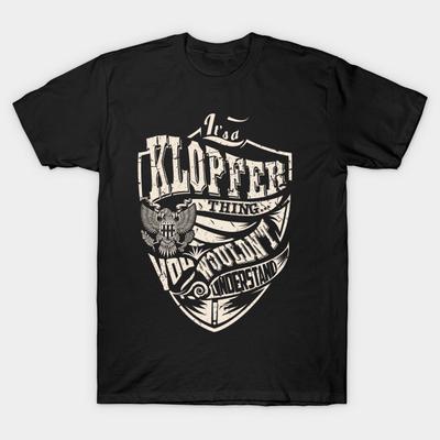 Herren Schwarzes Print T-Shirt Super Groß T-Shirt its-a-klopfer-thing No-Cut Transferpapier Druck Baumwoll T-Shirt