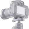 Aluminum Alloy Quick Release Plate for Arca Standard 50mm Tripods Ballhead Featuring AntiSlip Rubber Pad 1/4 Screw