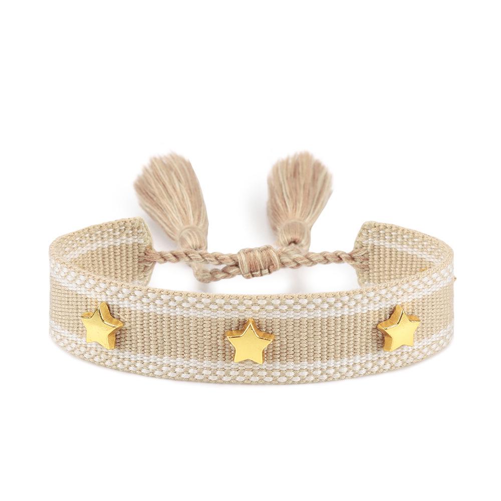 Star & Moon Handmade Bracelet - Concert Fan Wristband