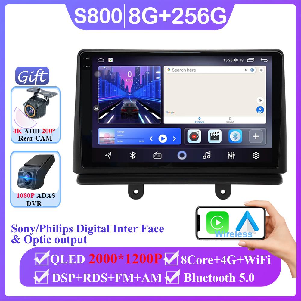 Car Android 14 For fiat doblo 2006 Android Auto Radio Stereo Multimedia Video Player GPS Navigation No 2din DVD Wireless Carplay