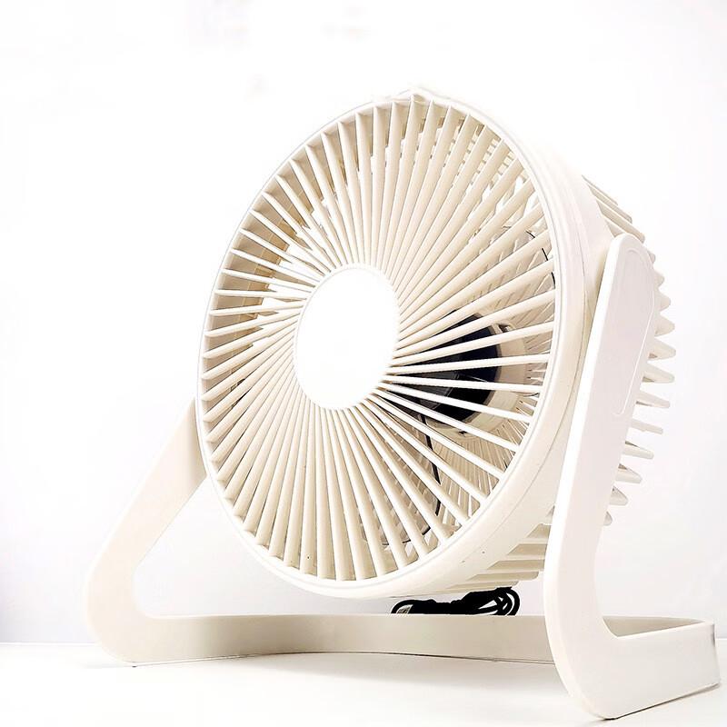 JINGRUIXIANG Mini Desktop USB Circulating Fan 5 inch