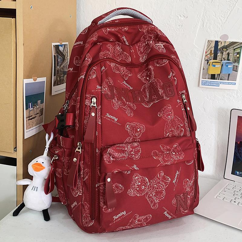 Children's School Bag Elementary School Student Girl Junior High School Student Male Printed Backpack Middle School Student College Student