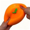 Jumbo Realistic Orange Stress Ball Fidget Toy Slow Rising Stretchable Venting Ball Squeeze Anti-Anxiety Sensory Squishy Toy