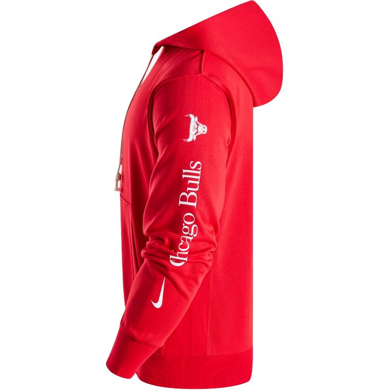 Nike Chicago Bulls Printed Letter Quick-Dry Hoodie Men Hoodies Red FD8591-657