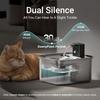 Professionelle Edelstahl kabellose Haustier-Wasserfontäne kabelloser automatischer Katzen-Wasserspender mit Bewegungssensor für Katzen Hunde
