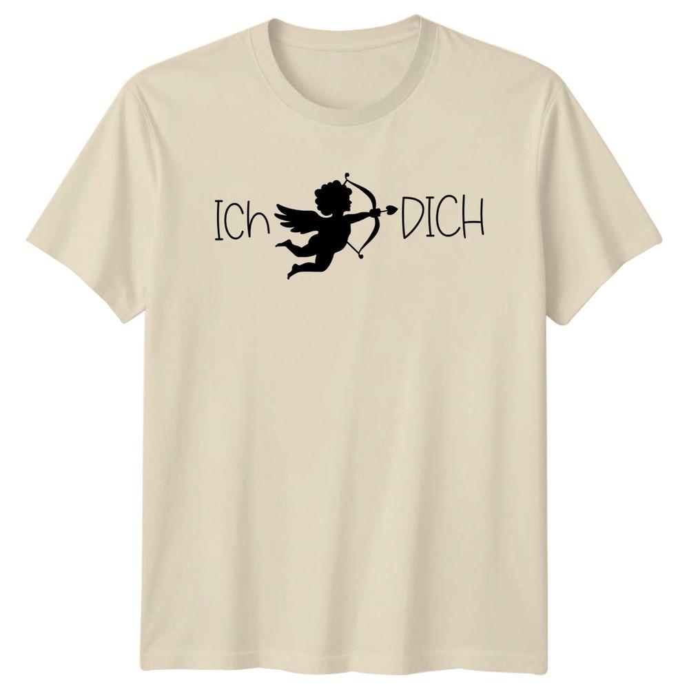 Ich Dich TShirt Valentines Day Love Valentines Day Gift For Him And Her