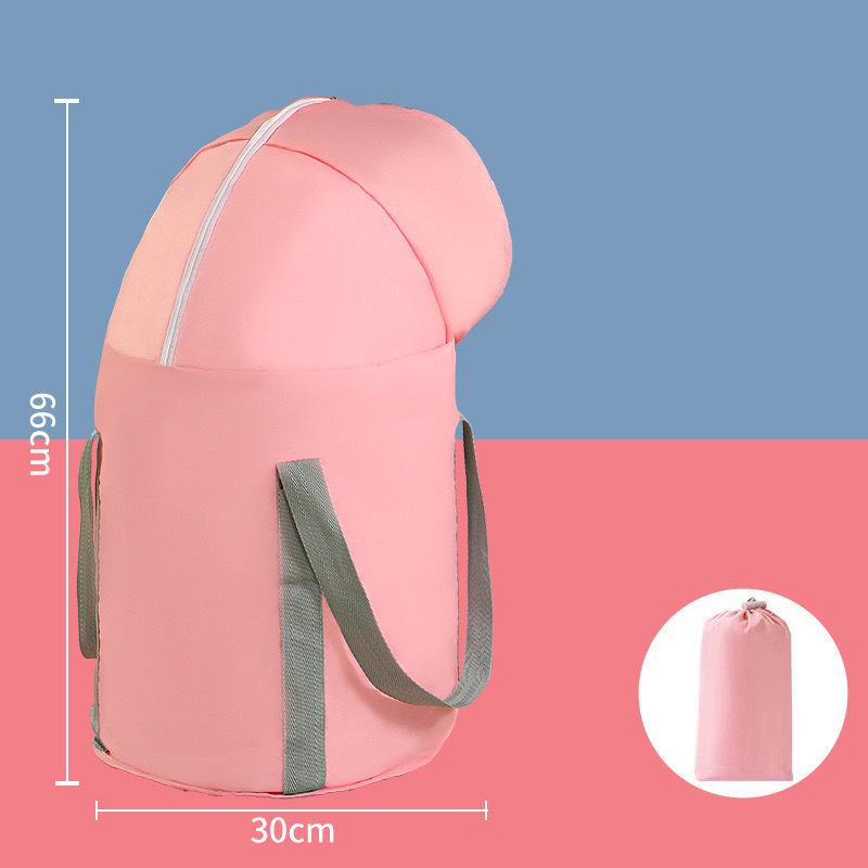 

1 шт. Портативная складная ванна для ног с ручками, идеально подходит для замачивания ног во время путешествий, кемпинга и активного отдыха 66cm розовый