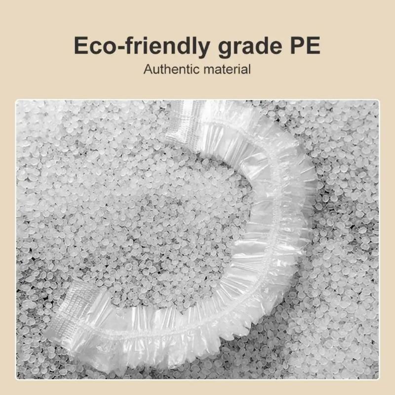 10/20PCS Disposable Food Covers Plastic Elastic Fresh-keeping Seal Caps Food Cover Shoe Cover Packaging Wraps Bags Wholesale