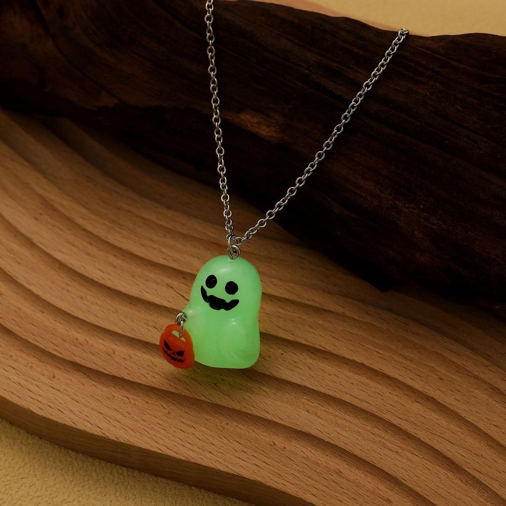 Glow Whimsical 3d In The Dark Pumpkin Ghost Earrings Perfect For Celebrations Halloween