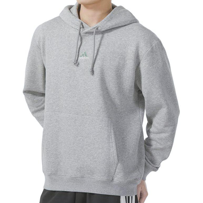 Adidas Sweatshirts Men's Gray Hooded Moderate Other IN3165