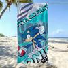 Speed S-Sonic The Hedgehogs Towel Kids Microfiber Quick Dry Sandproof Towel, Boys Girls Summer Pool Beach Swim Towel