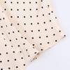 2026 Spring French Polka Dot Asymmetrical Silk Midi Skirt for Women