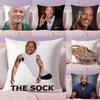 Dwayne The Rock JJohnson Capa de Almofada Meme Tecido de Pelúcia Macio Impressa em Ambos os Lados Sofá Quente Inverno Presente para Casa Capa de Almofada