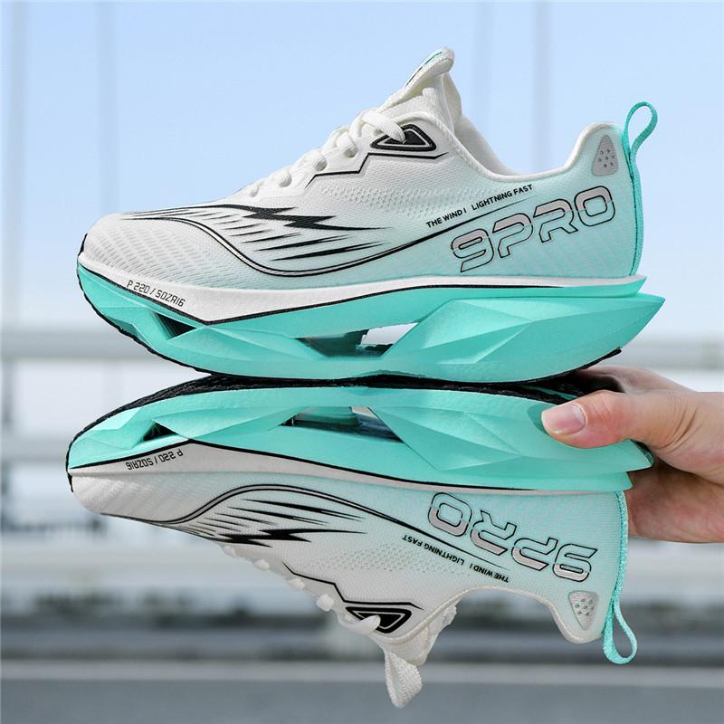 2026 Autumn New Men's and Women's Breathable Running Shoes Full Palm Carbon Plate Shock Absorbent Sports Running Shoes