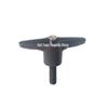 Nylon T-Type Adjustable Butterfly Handle with Fixed Position Screw (Sizes M5-M12)