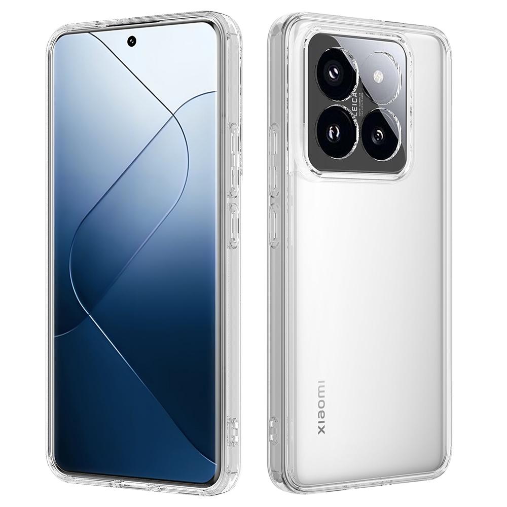 

For Xiaomi 14 Pro Case TPU+Acrylic Scratch-proof Clear Mobile Phone Cover A