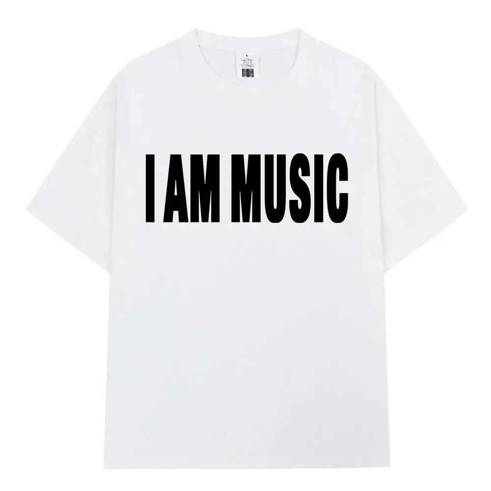 

Уличная Хип-Хоп Футболка Рэпер Playboi Carti Тот же Стиль I AM MUSIC Принт Оверсайз Y2k Футболка Мода Opium Короткий Рукав Футболки 2XL