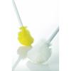 Tidy Bottle Cleaning Brush, White, 32.5cm, for Platawa Four Bottles (CL-665-800-7), Thoroughly Cleans Bottoms with this Plastic Brush [Made in Japan]