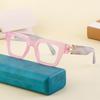  Vintage Glasses Frame Women Square Fashion Eyewear Men Optical Candy Color Gradient Frame Computer Goggles Sunglasses