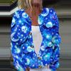 Women's Halloween Print Long Sleeve Knit Cardigan Button Up Sweater Lightweight Casual Outerwear for Fall and Winter Seasonal Wear