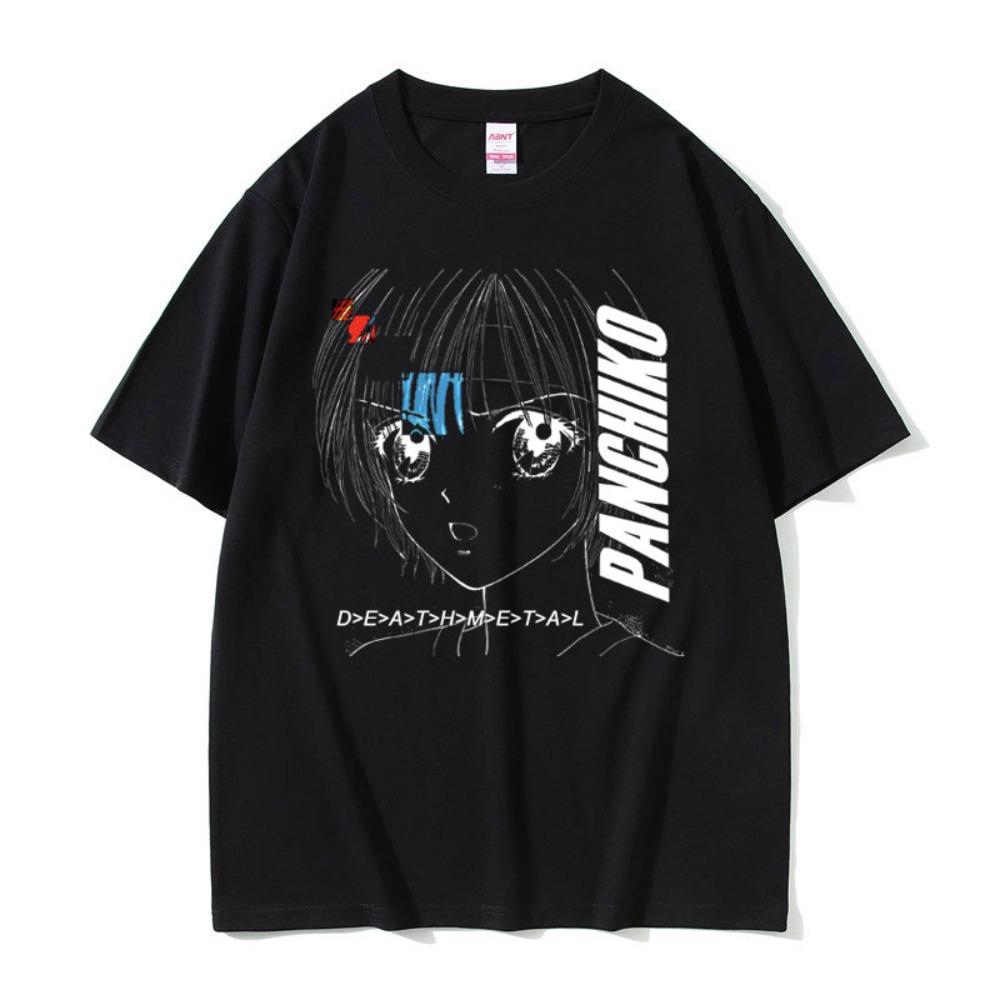 Rock Band Panchiko DEATHMETAL Album Graphic Print Tshirt Men Women Vintage Casual T-shirts Male Oversized Tees Gothic Streetwear