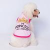 Princess Crown Dog Vest T Shirt Summer Cotton Pet Clothes for Small Dogs Chihuahua Poodle Shirts Puppy mascotas Clothing Prince