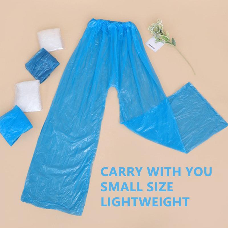 SEAMETAL Fuß Outdoor Reise Wasserdicht Regenhose Transparent Regenmantel Einwegartikel Regenhose