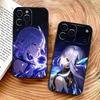 S-Skirk G-Genshin I-Impact Phone Case For iPhone 17,16,15,14,13,12,11 Plus,Pro Max,XS,Soft Silicone Black Cover