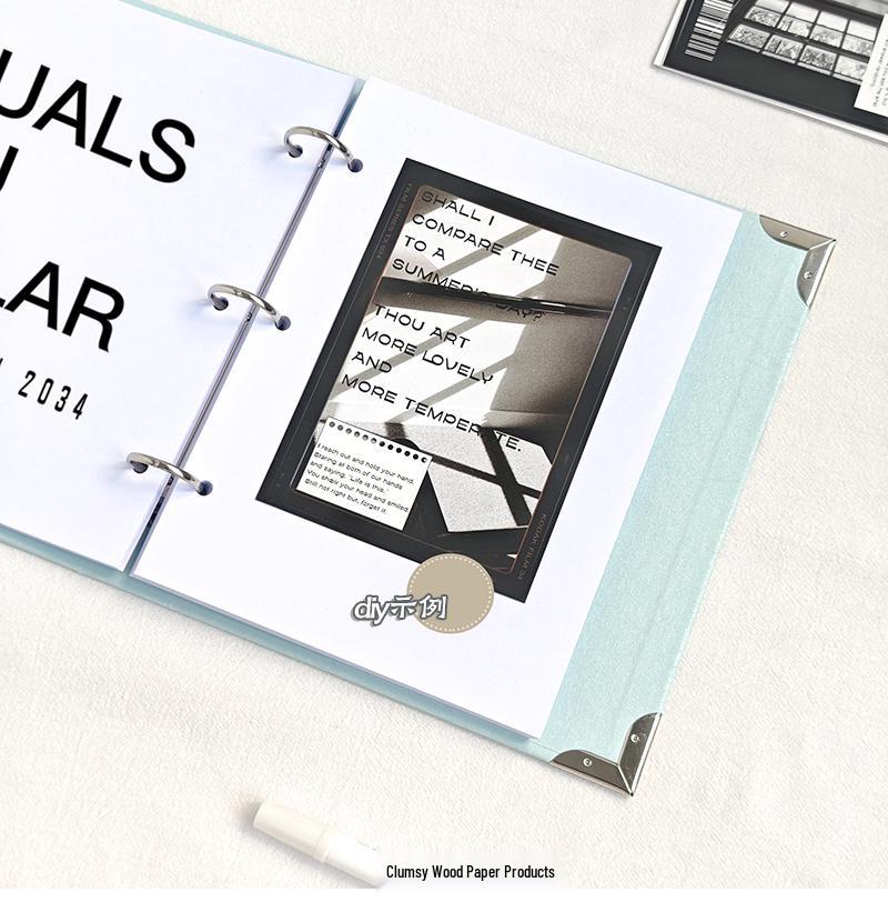 A5 Kraftpapier Loseblatt-Notizbuch: Retro Journal & Literarischer Reiseplaner für Mädchen