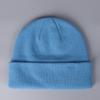 Pure Wool Knitted Hat  Versatile  Casual  Outdoor  Simple Style Woolen Hat  Fashionable Solid Color Cold Hat  Trendy