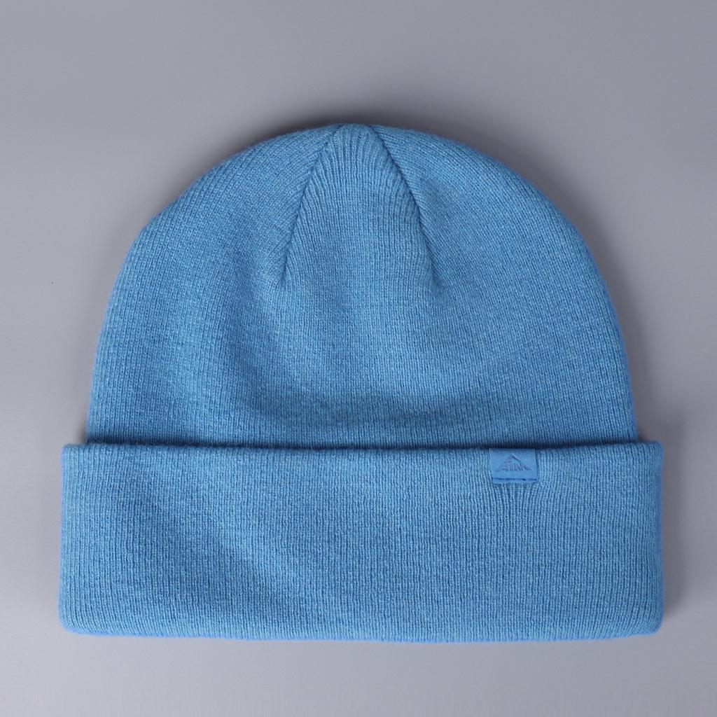 Pure Wool Knitted Hat  Versatile  Casual  Outdoor  Simple Style Woolen Hat  Fashionable Solid Color Cold Hat  Trendy