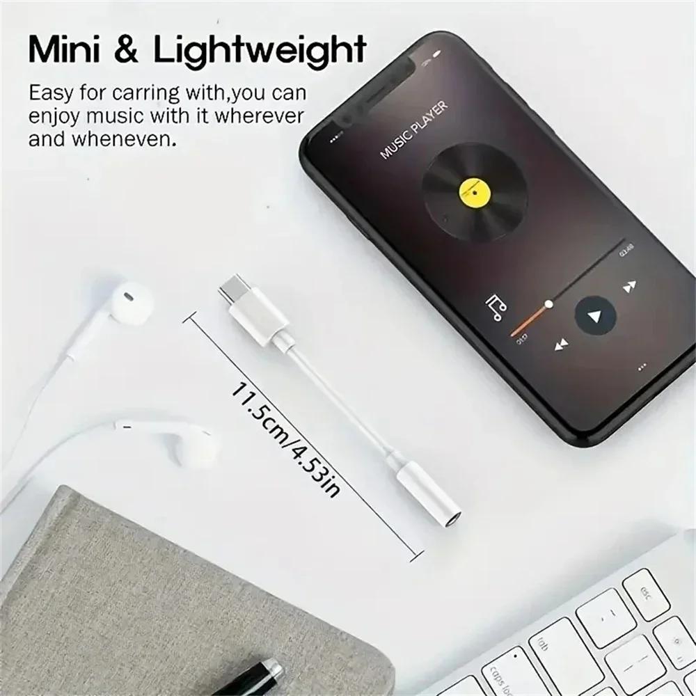 USB Type C To 3.5mm Jack Audio Cable Earphone AUX Adapter USB C Headphones AUX Audio Converter for iPhone Samsung Huawei Xiomi