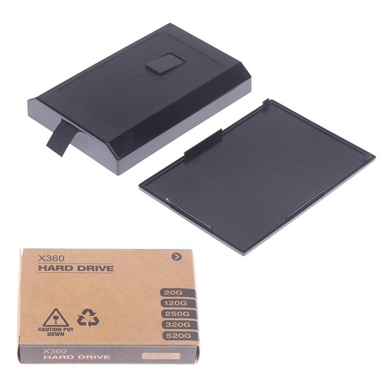 Pro Xbox 360 Slim Interní HDD Černý Kryt Pevného Disku HDD Modrý Průhledný Kryt