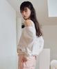 ZEROPLANET Kelsey Layered Sweatshirt [White]