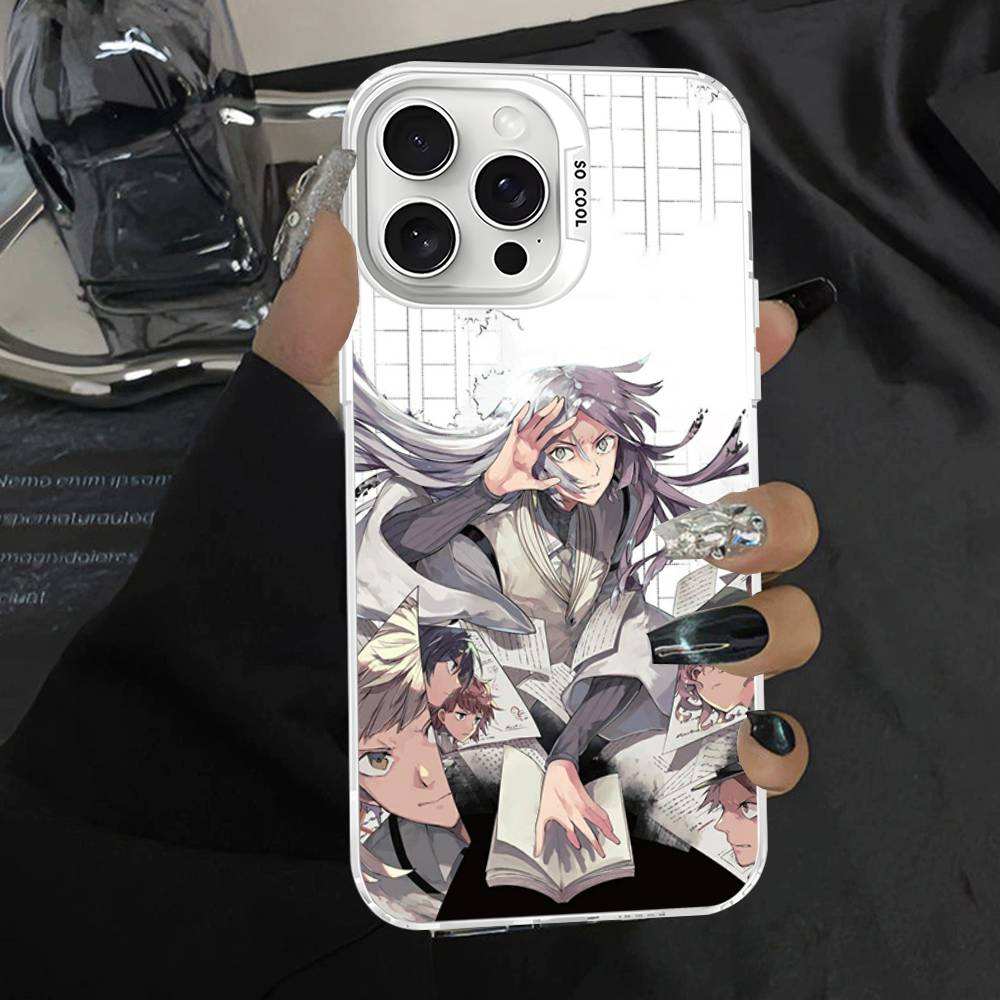 Bungo Stray Dogs Anime For iPhone 17 16 15 14 13 12 11 Pro Max Plus Matte Color Back Phone Cover