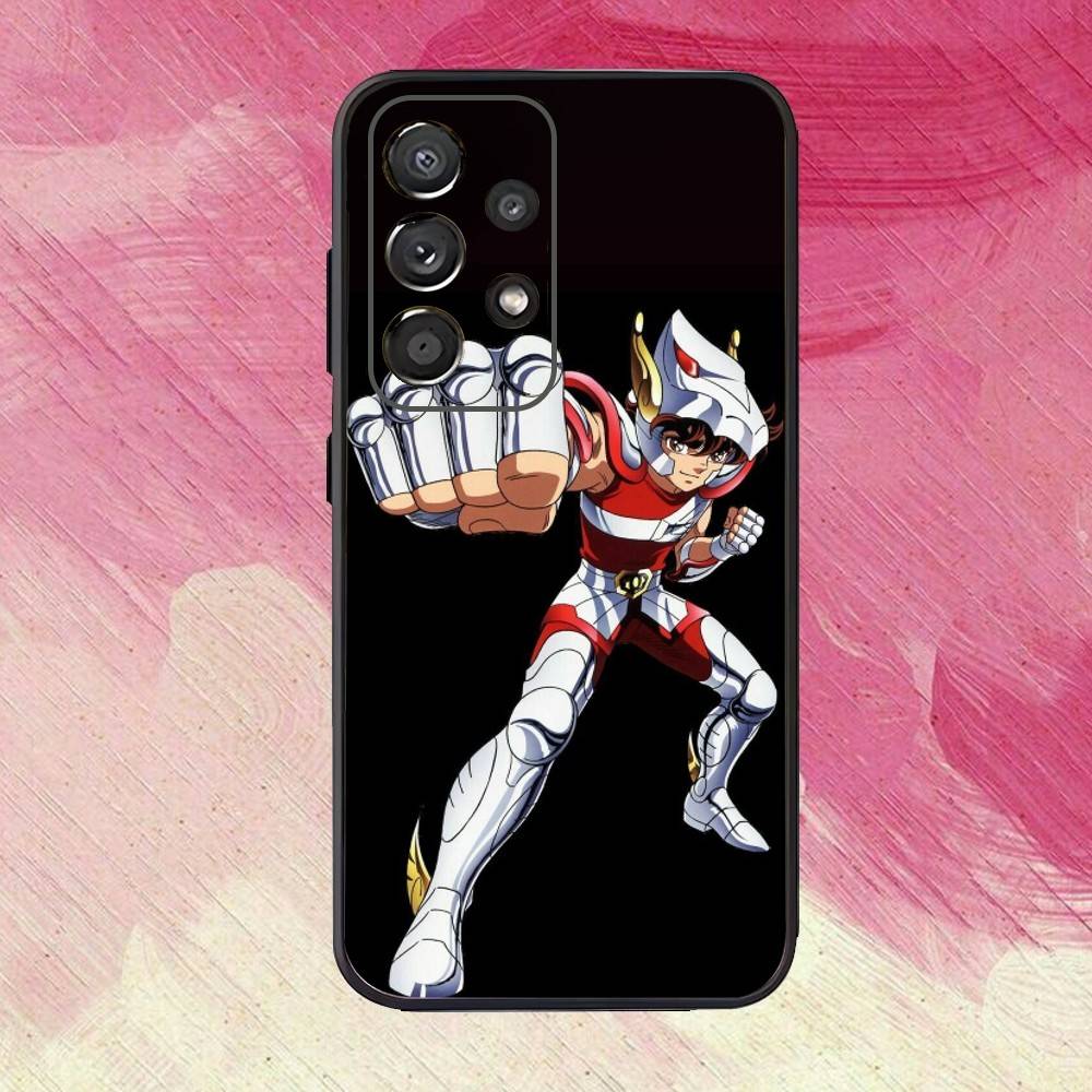 S-Saint Seiya12 Knights Zodiac Phone Case For Samsung S25,S24,S21,S22,S23,S30,Ultra,S20,Plus,Fe,Lite,Note,10,9,5G Black Cover