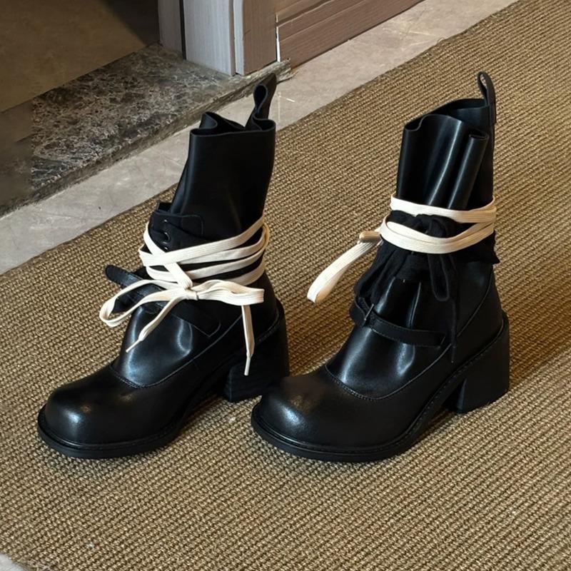 

Версия из овчины~ Новые ретро ботинки на шнуровке Spice Girls женские модные ботильоны на толстом каблуке, с круглым носком и платформой, ботинки Мартин 40