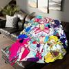 Anime Puella Magi Madoka Magica Blanket For Sofa Office Bed Plane Travel Sleep Read Relax Camping Soft And Warm